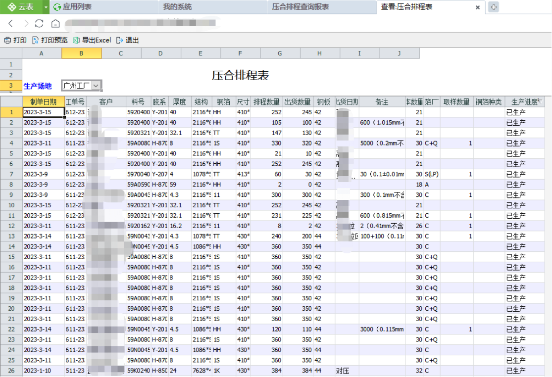 MES管理系统